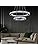 Jolof Store Modern 2-Ring Crystal LED Chandelier | Cool White Stainless Steel