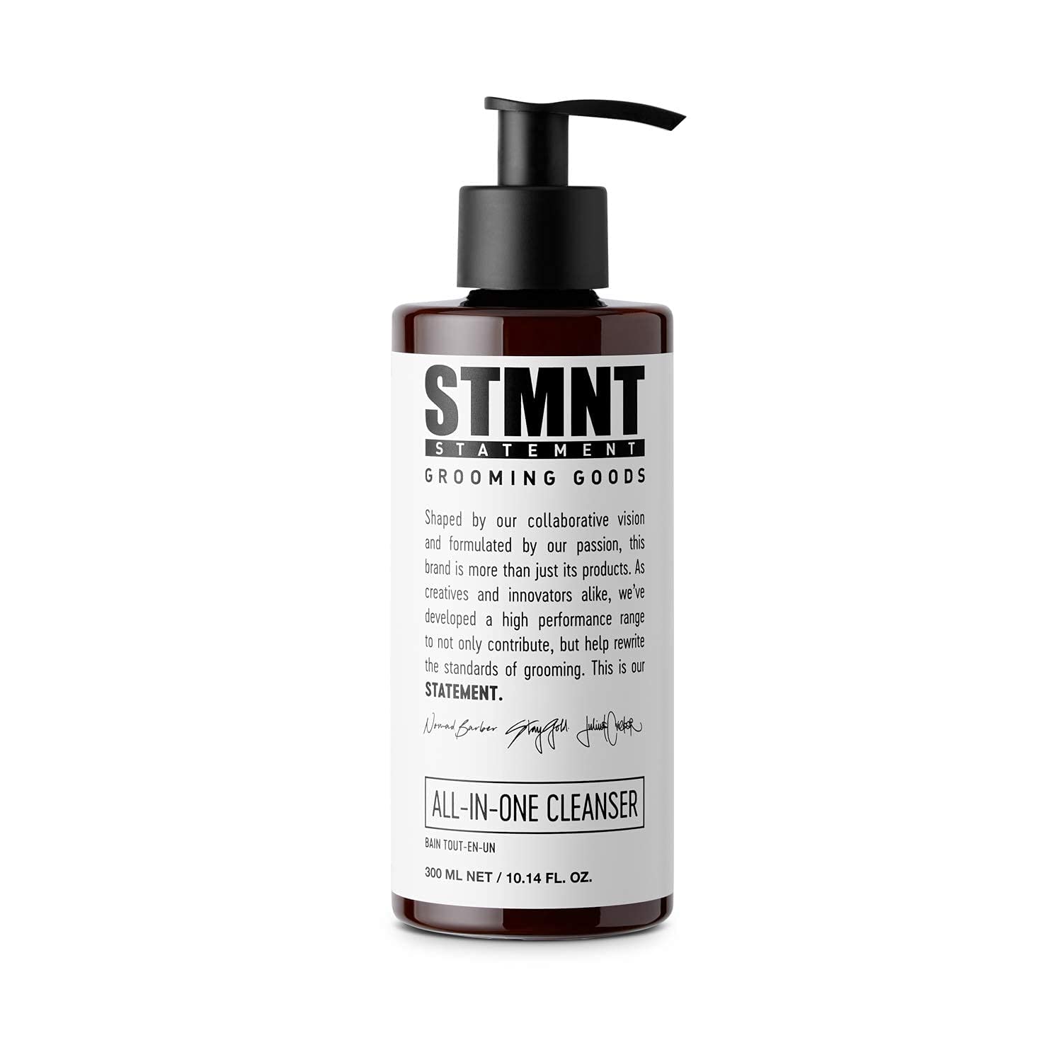 STMNT Grooming Goods All-In-One Cleanser with Charcoal & Menthol 300ml