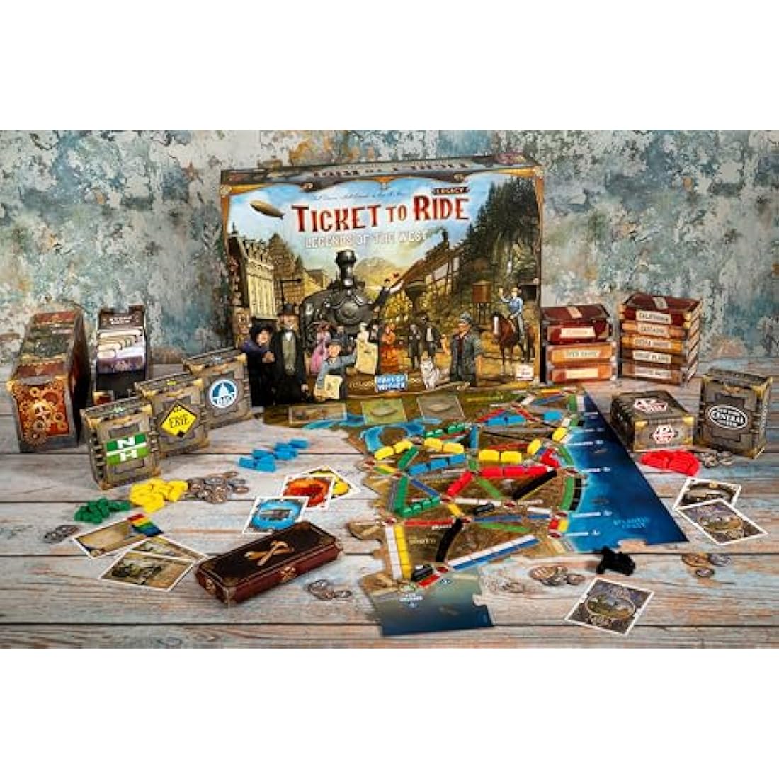 Days of Wonder Ticket to Ride Legacy: Legends of the West Board Game