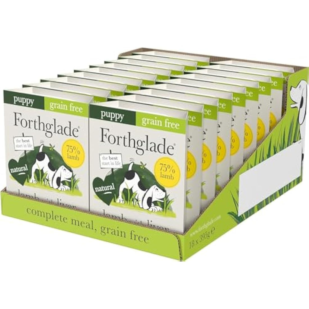 Forthglade Grain Free Puppy Wet Dog Food | Lamb & Liver (18 x 395g)