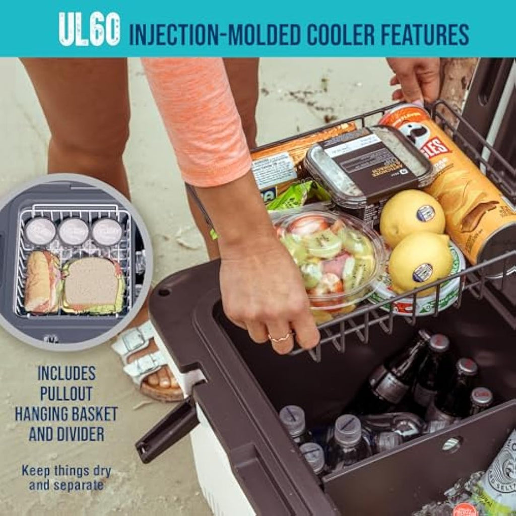 ENGEL 56.8L Ultra-Light Cooler Box – Large Injection Molded Ice Chest