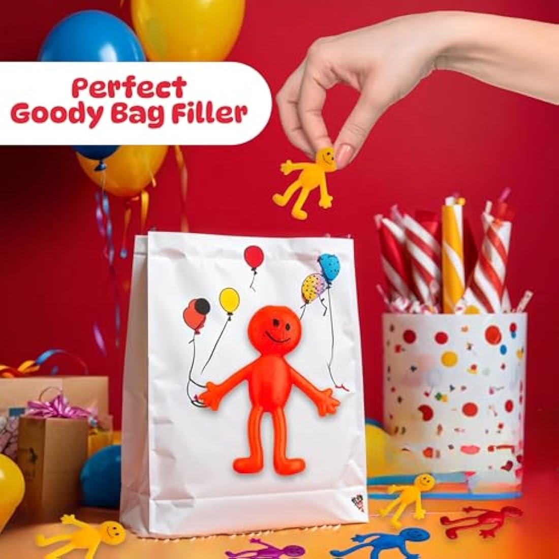 Bedwina Stretchy Sticky Men (36 Pack) – Sensory Fidget Party Favours