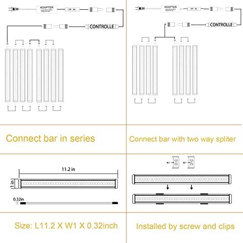 AlBOO Dimmable LED Under Cabinet Kitchen Lights - 8 Pack 6000K White