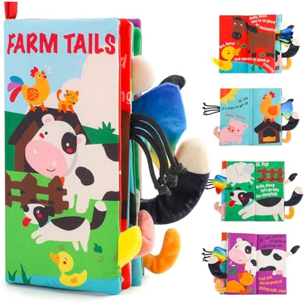 Baby Sensory Cloth Books – Touch and Feel Crinkle Toys