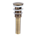 Basin Drain Stopper 40 to 45mm Mounting Hole Popup Drain for Sink Drains - image 1