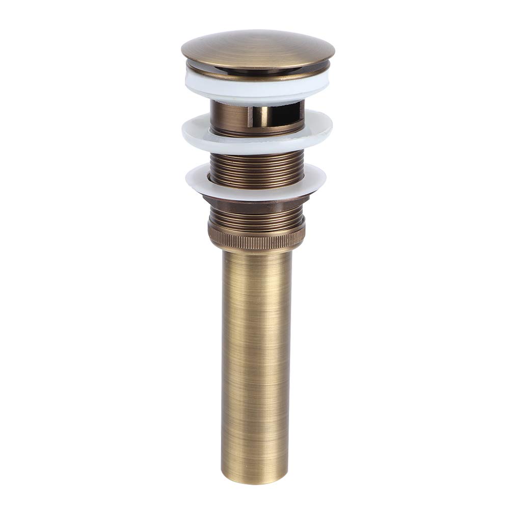 Basin Drain Stopper 40 to 45mm Mounting Hole Popup Drain for Sink Drains - image 1