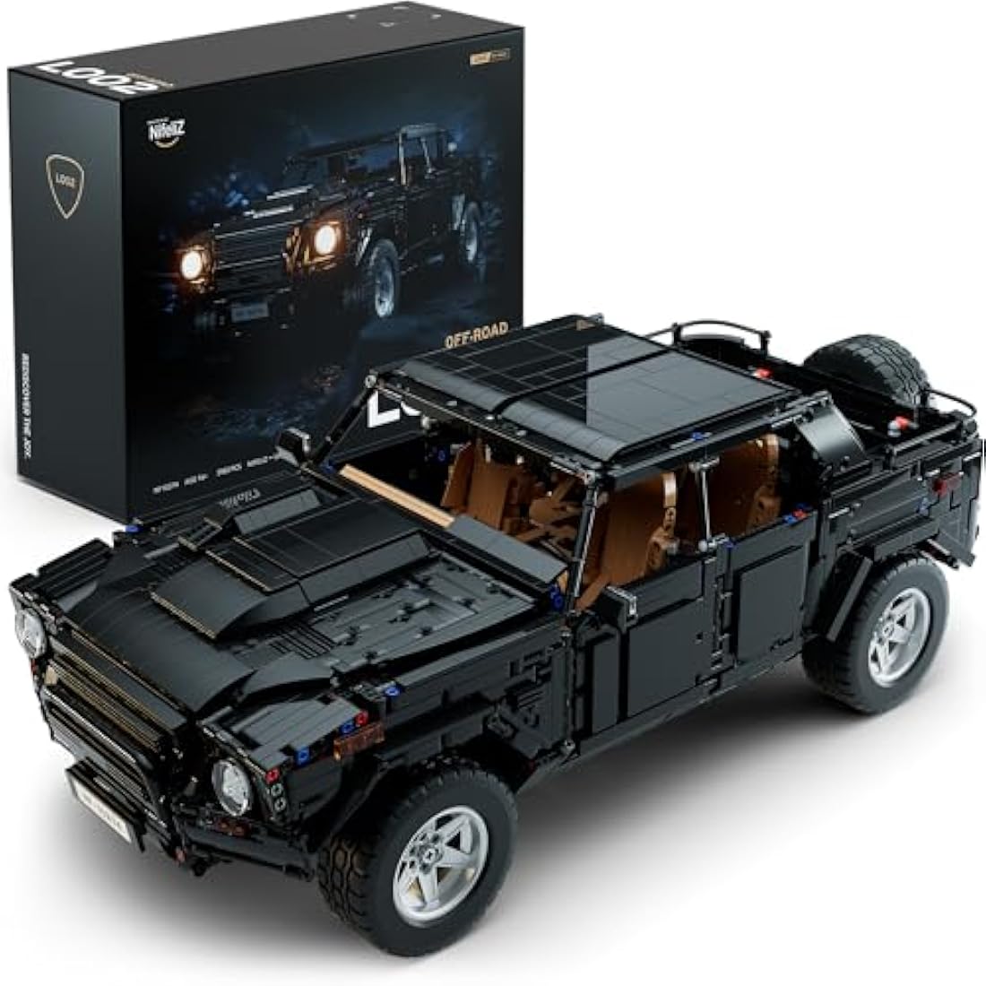 Nifeliz L002 Off-Road Truck Model Car Building Set - 1:8 Scale, 3983 Pcs