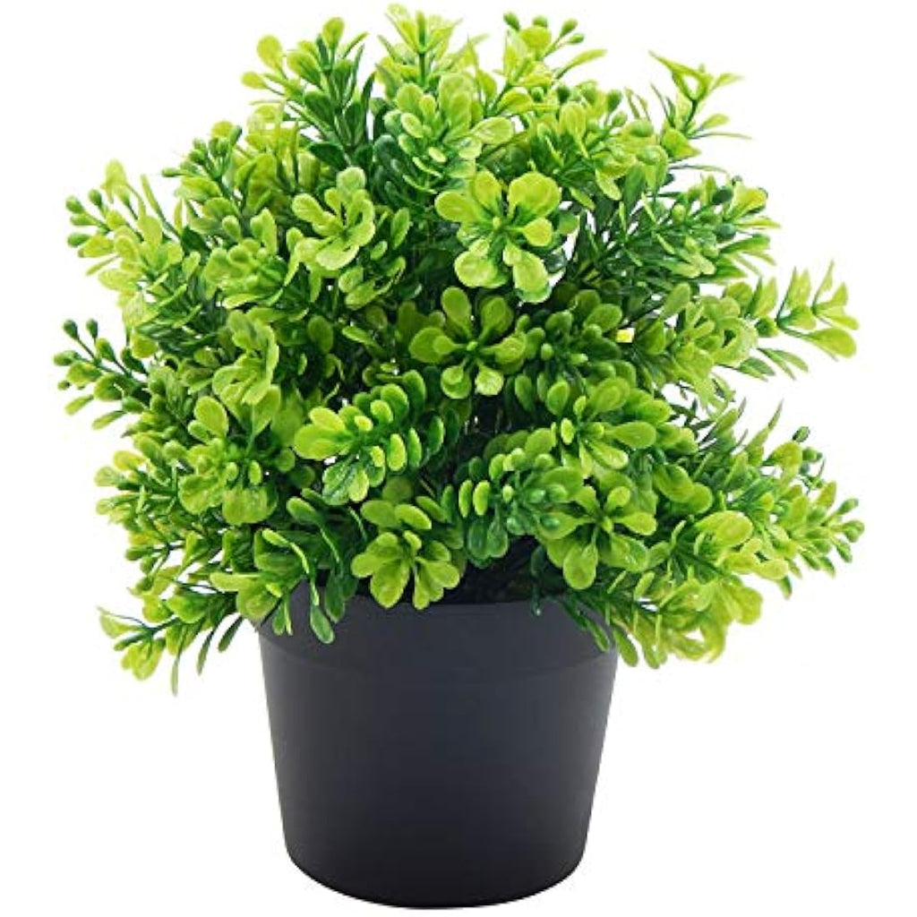 Jolof Store Artificial Eucalyptus Plants - Faux Plastic Greenery with Vase