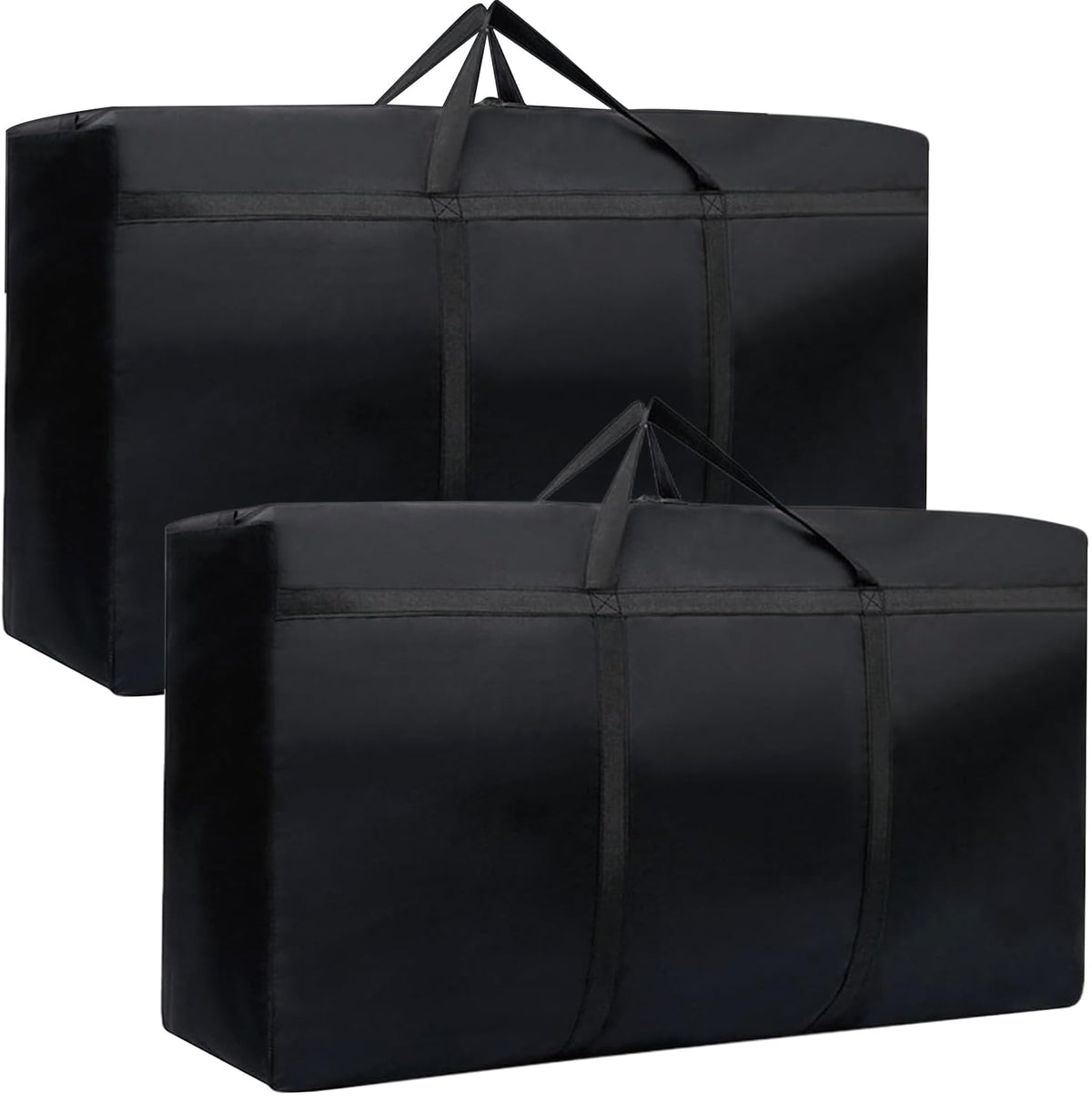 Punklong 2Pack 180L Large Moving Boxes,and Boxes for Moving House with Zipper Handles,Large Storage Bags with Strong 600D Oxford for Under Bed - image 1