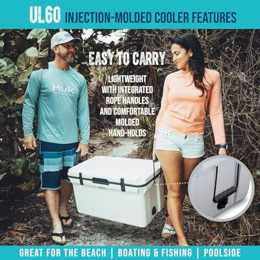 ENGEL 56.8L Ultra-Light Cooler Box – Large Injection Molded Ice Chest