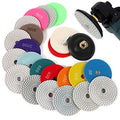 Jolof Store 14-Pack Diamond Polishing Pads | 4 Inch Wet Dry Stone Kit