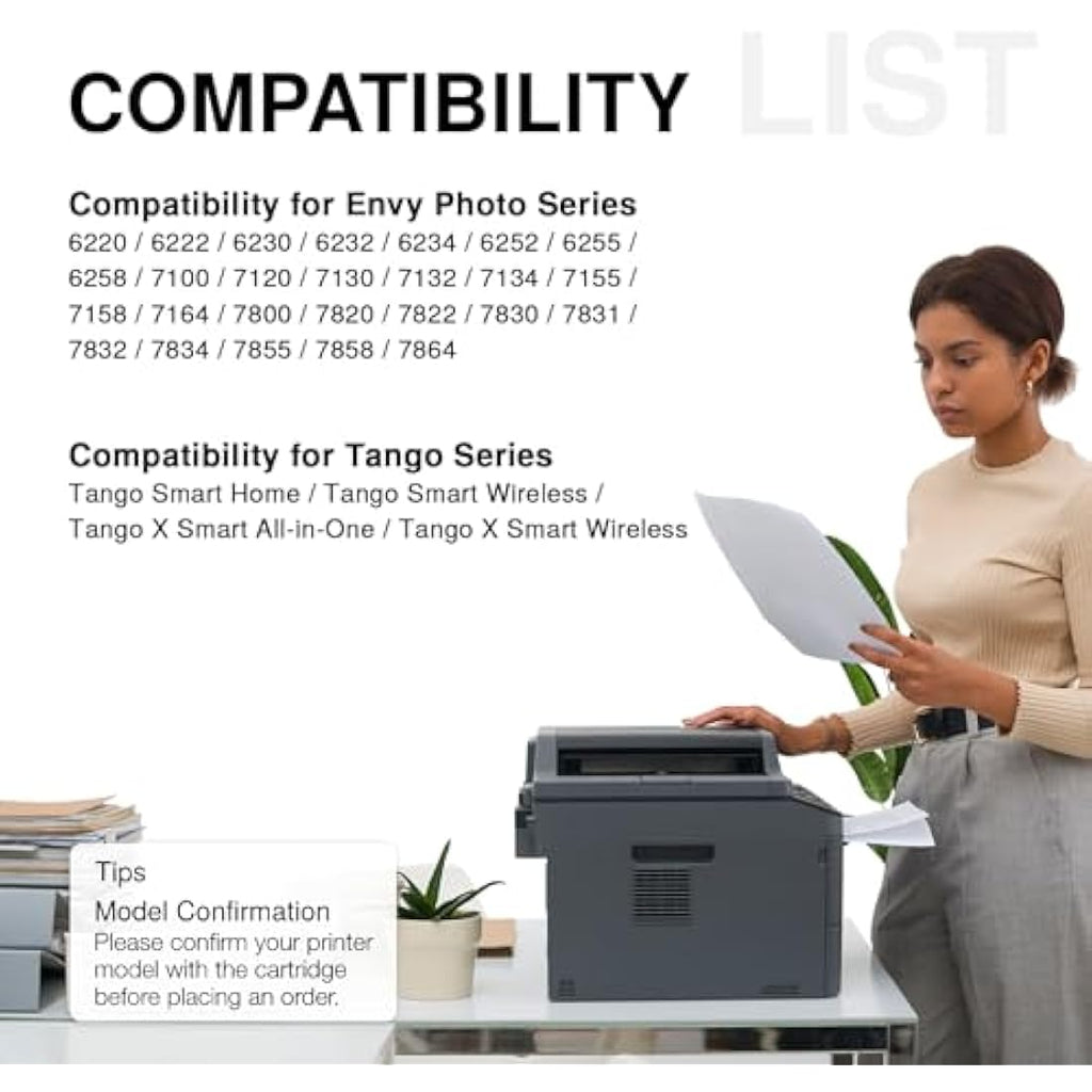 EconomInk 303XL Ink Cartridges Combo Pack for HP Envy Photo & Tango | 2-Pack