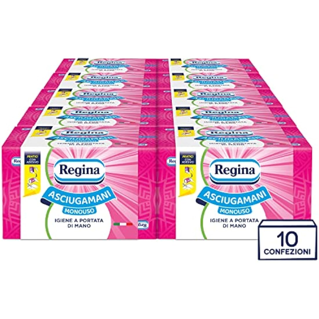 Regina Disposable Towels – 100 Pack Hygienic FSC Cellulose Guest Towels