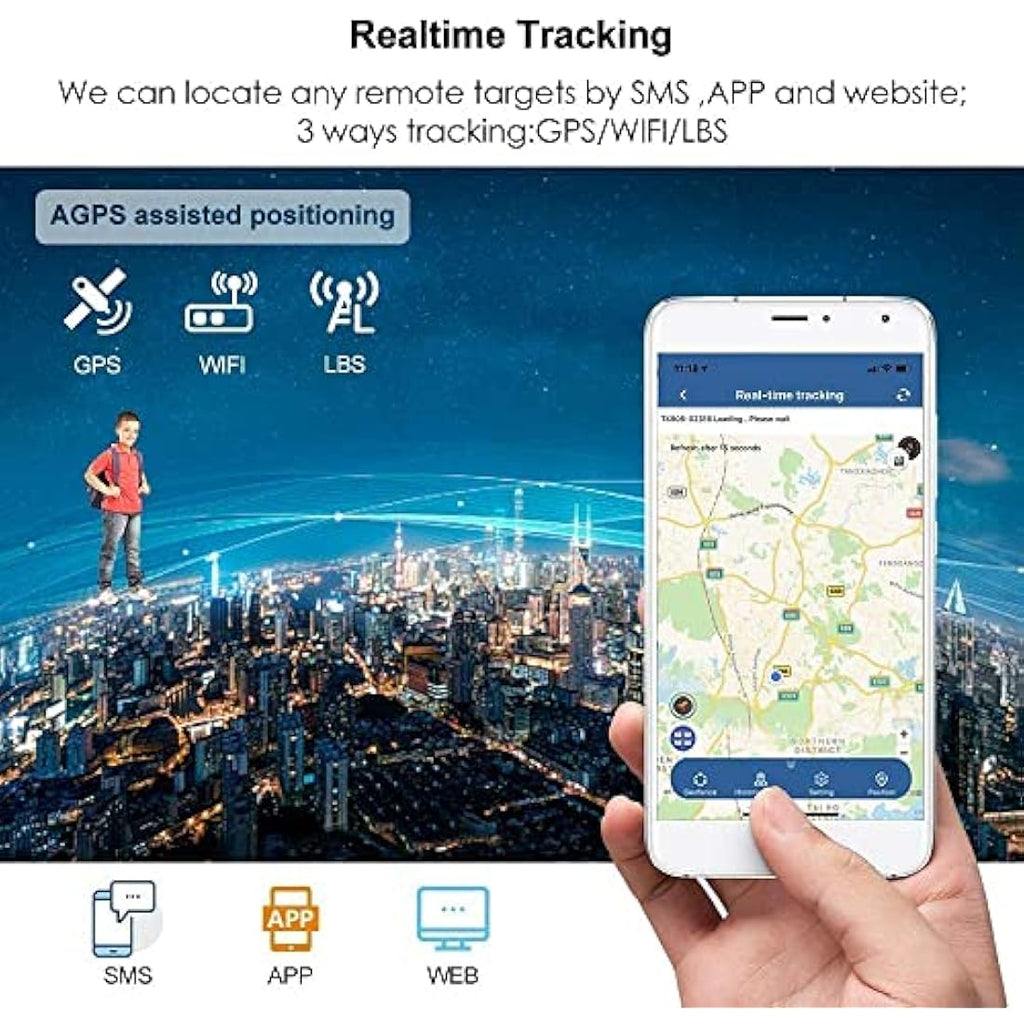 Zeerkeer Mini GPS Tracker | Portable Real-Time Vehicle & Personal Locator