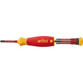 Wiha VDE PocketMax Insulated Screwdriver Set - 4pc PH/PZ/SL Red