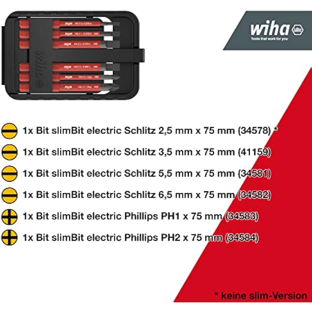Insulated slimBit Box – 1000V AC VDE Certified Tool Set