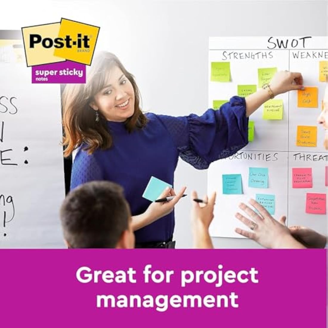 Post-it Super Sticky Notes – Ultra Yellow, 76x127mm, 12 Pads Pack