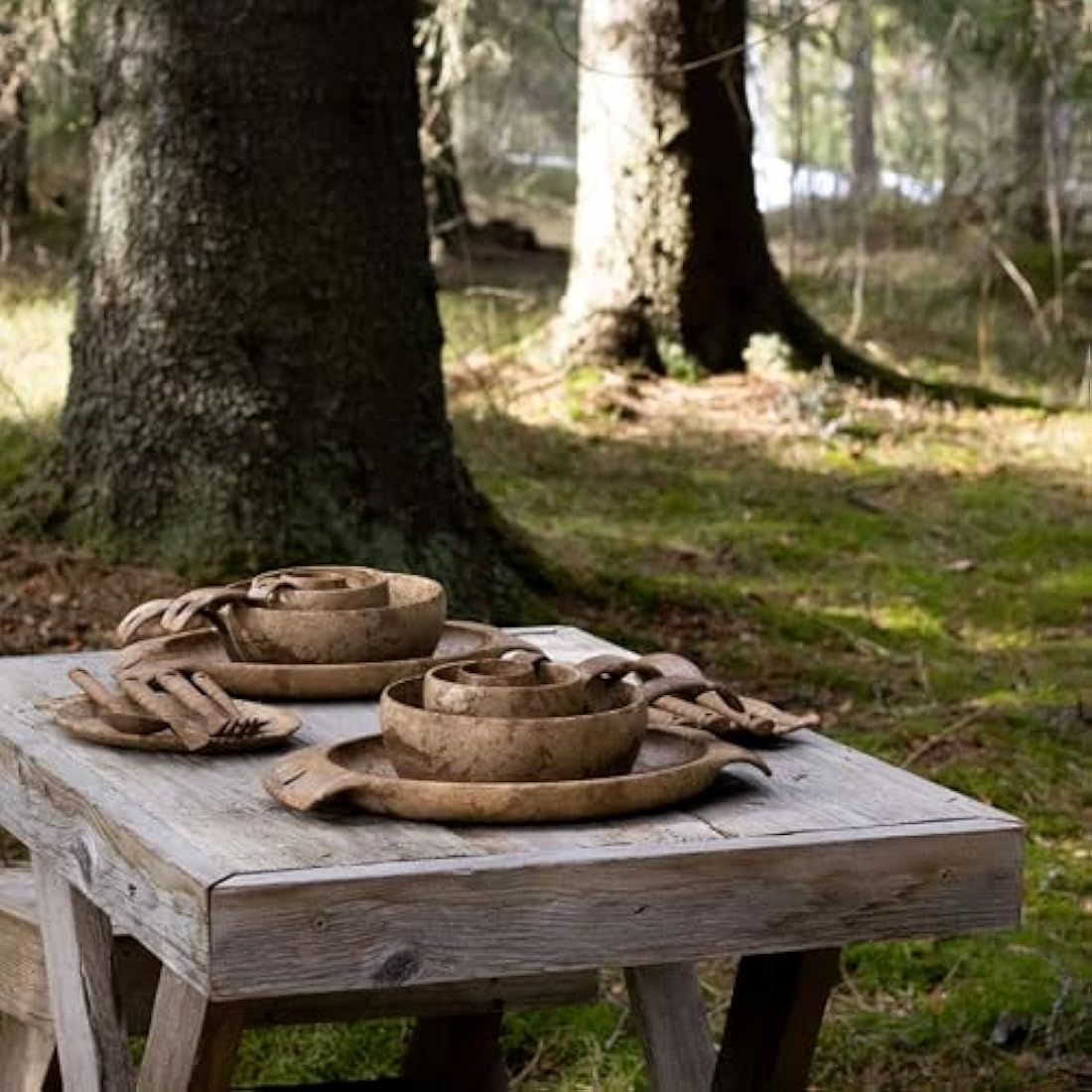 Kupilka Premium Eco Dishware Set – Finnish Natural Fibre Camping Tableware