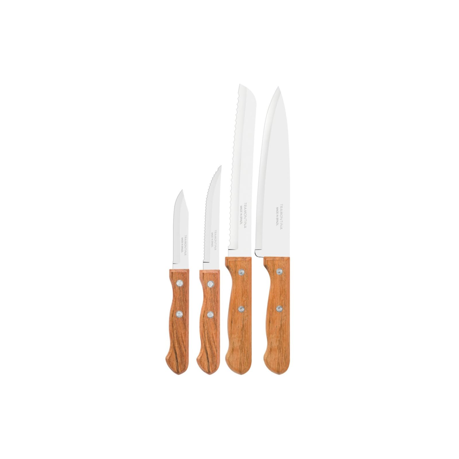 Tramontina 4-Piece Stainless Steel Kitchen Knife Set | Jolof Store
