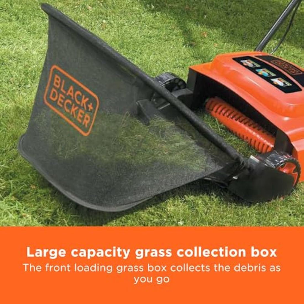 BLACK+DECKER 600W Electric Lawn Raker & Scarifier - 30cm Width