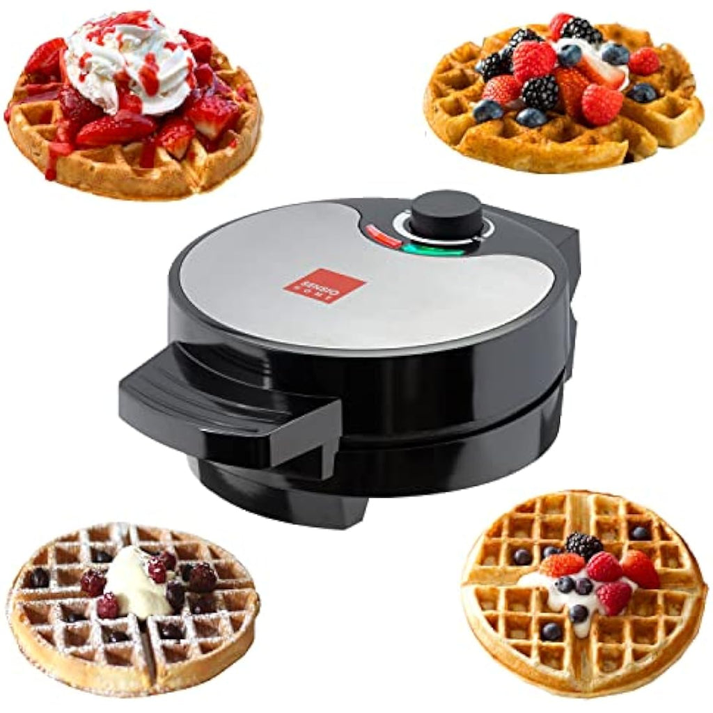 Global Gourmet American Waffle Maker – 700W Non-Stick Stainless Steel