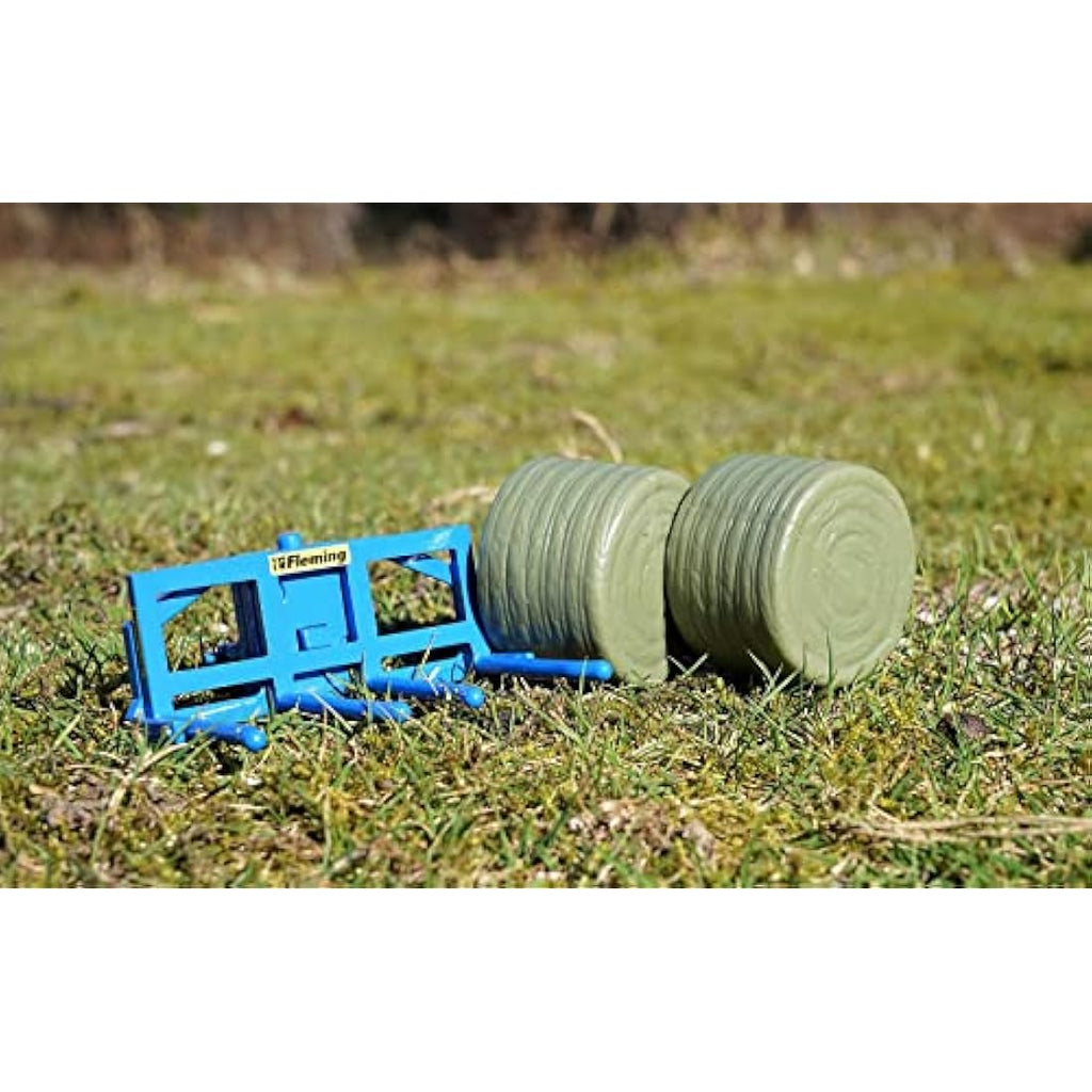 Britains 1:32 Fleming Bale Lifter – Diecast Metal Tractor Toy Accessory