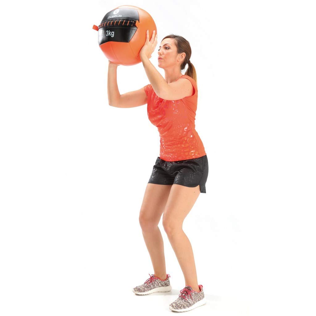 Sveltus Wall Ball 8 kg – 35 cm Impact Absorption Fitness Ball