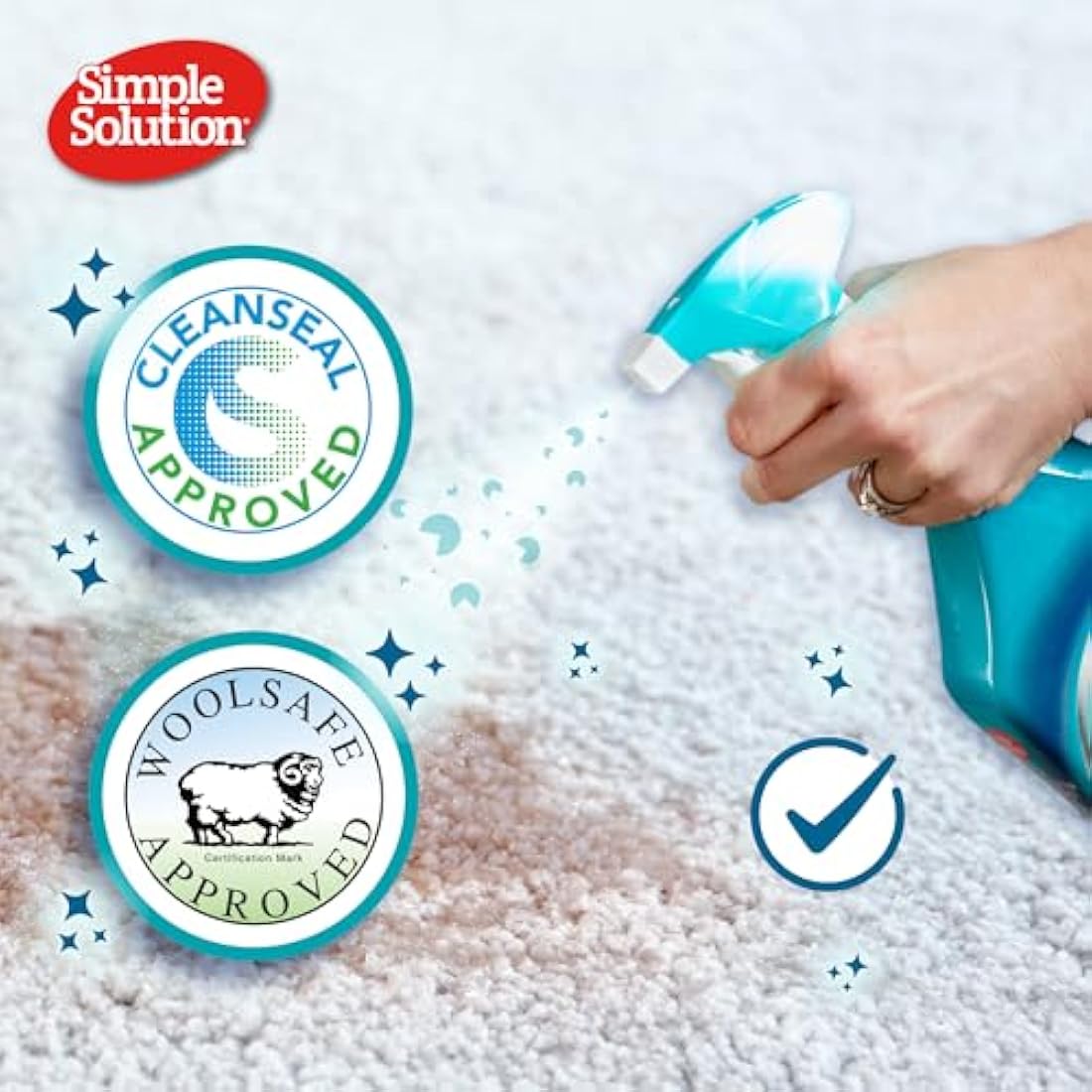 Simple Solution Extreme Cat Stain & Odour Remover – 500ml Enzymatic Cleaner