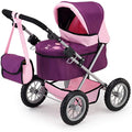 Bayer Design Trendy Dolls Pram – Foldable Toy Stroller with Bag