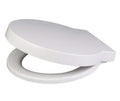 Euroshowers Round Soft Close Toilet Seat | Quick Release - White
