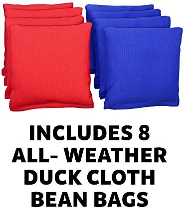 GoSports Aluminum Cornhole Game Set – 4x2 ft Regulation Size with 8 Bags
