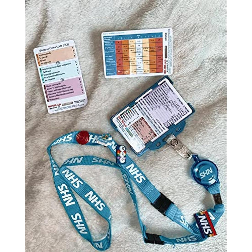 Medical Reference Card Set - ECG, NEWS2 & Blood Ranges