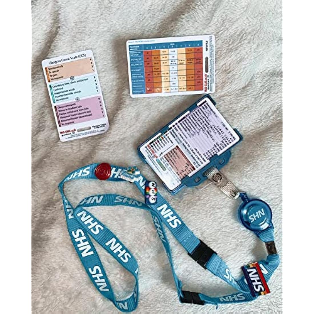 Medical Reference Card Set - ECG, NEWS2 & Blood Ranges
