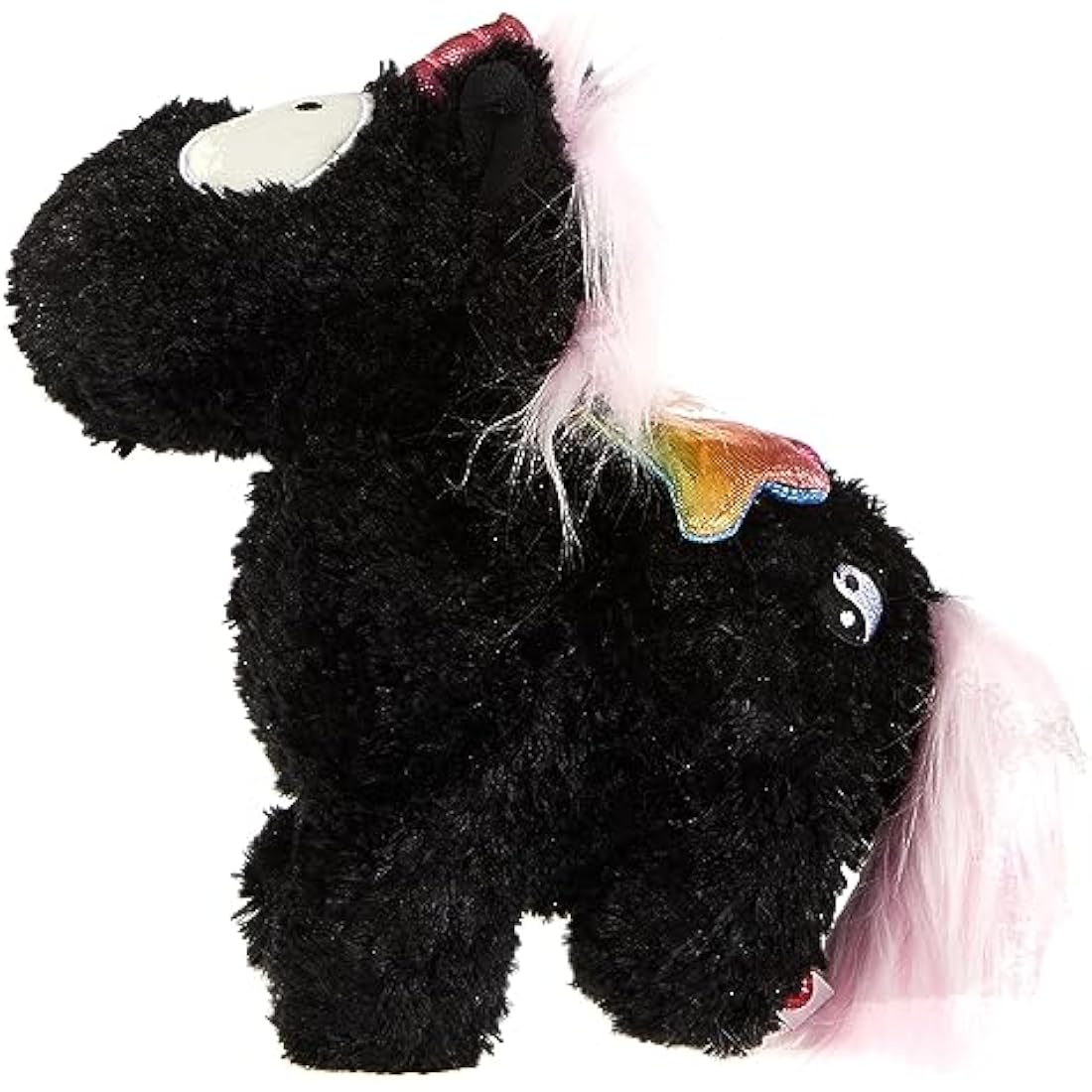 NICI Unicorn Rainbow Yin 22cm Soft Toy – Black Plush Stuffed Animal