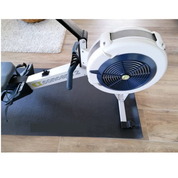 MAUMI Rubber Rowing Machine Mat for Concept 2 & WaterRower - 250x70cm