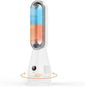 AICPAN Bladeless Tower Fan & Space Heater | Quiet 3-Mode Remote (White)