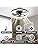 LMiSQ 49cm Reversible Flush Mount Ceiling Fan with Light and Remote