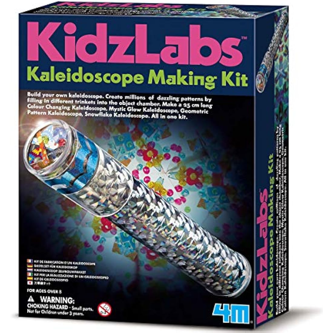 4M Kidz Labs Kaleidoscope Making Kit – STEM Science Activity for Kids