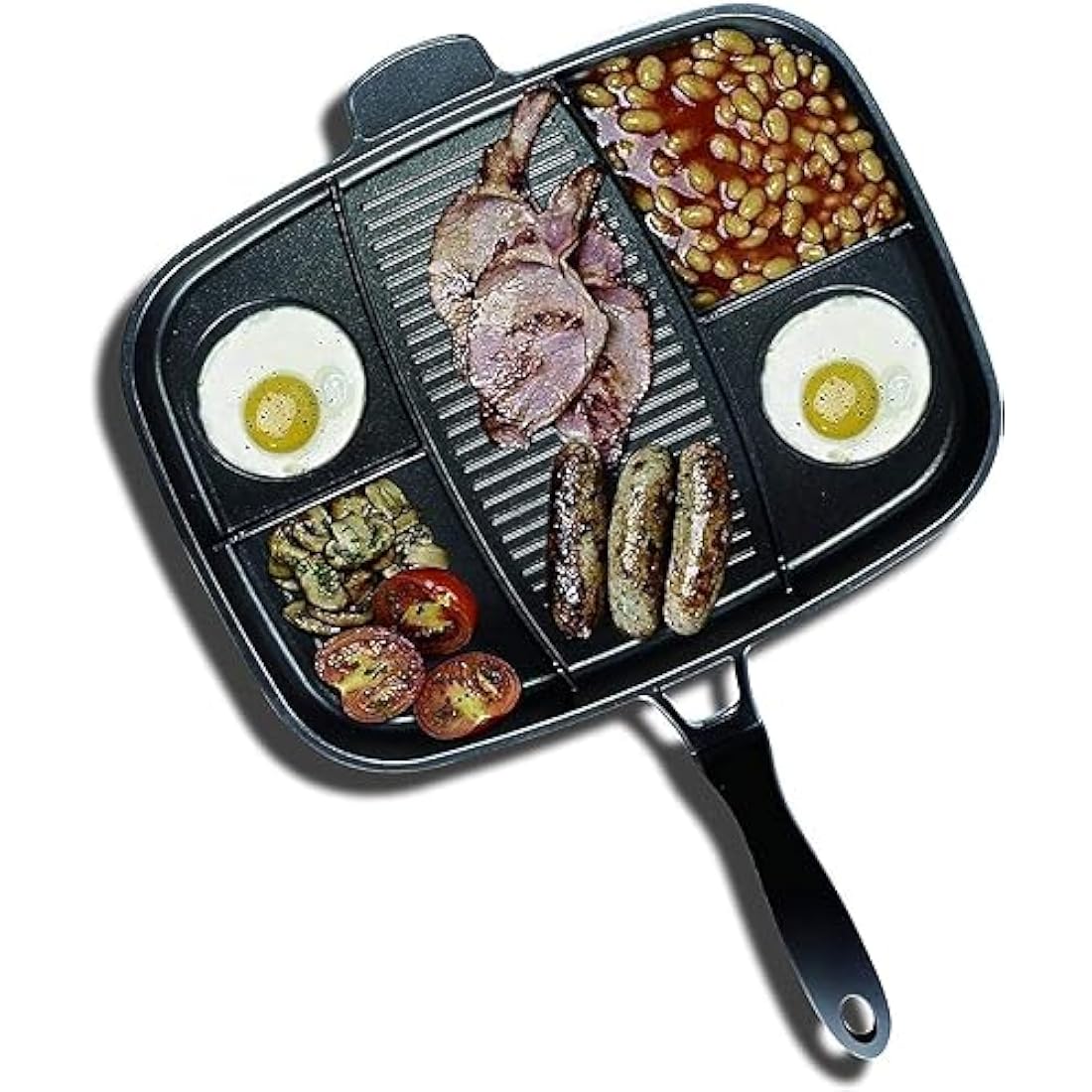Jolof Store 5-in-1 Non-Stick Frying Pan | Multi-Hob Breakfast Skillet