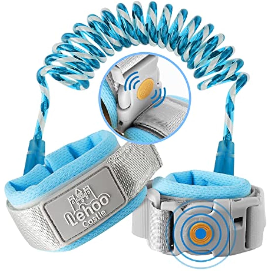 Lehoo Castle Toddler Reins | Anti Lost Wrist Link with Induction Lock