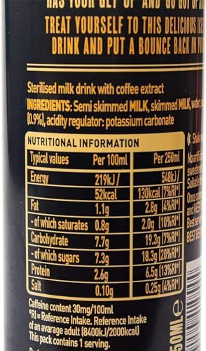 Barista Coffee Co. Caffe Latte Iced Coffee, Medium Roast, 250ml (12 Pack)
