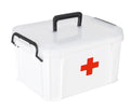 Gzsekken 5L First Aid Storage Box | 2-Layer Medicine Organizer with Handle