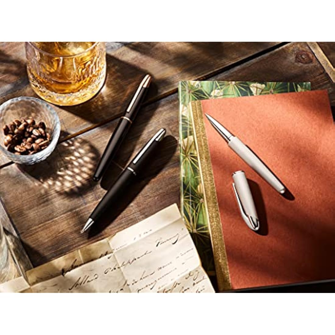 Colibri Equinox Luxury Ballpoint Pen - Black Lacquer & Chrome Finish