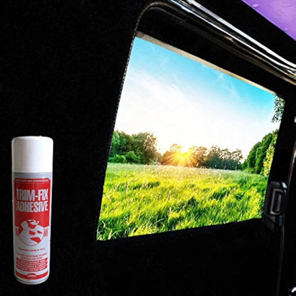 Shield-Auto-Care 4 Way Stretch Van Lining Carpet & Trimfix Glue - Black