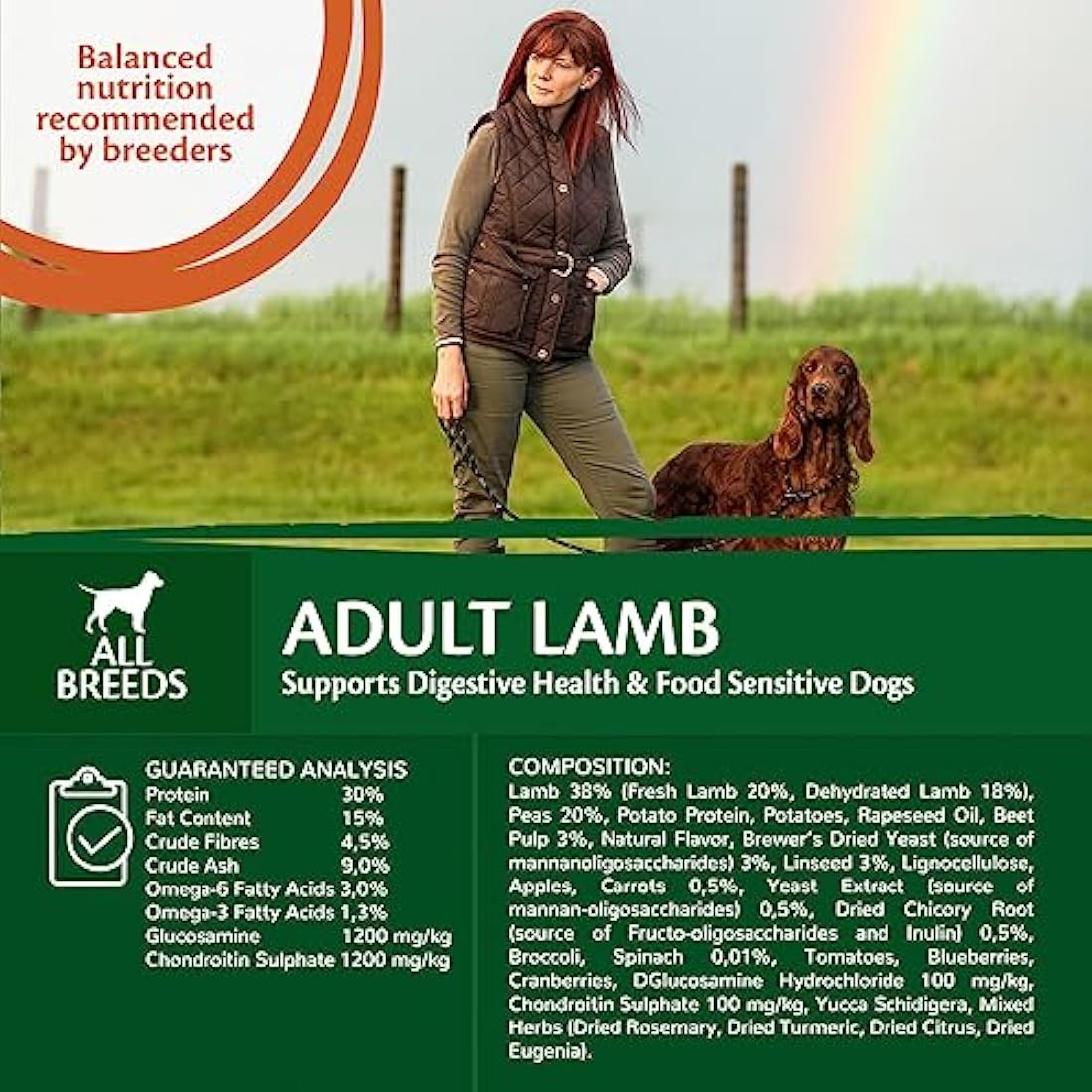 Wellness CORE Grain-Free Lamb Dry Dog Food - High Protein, 10kg