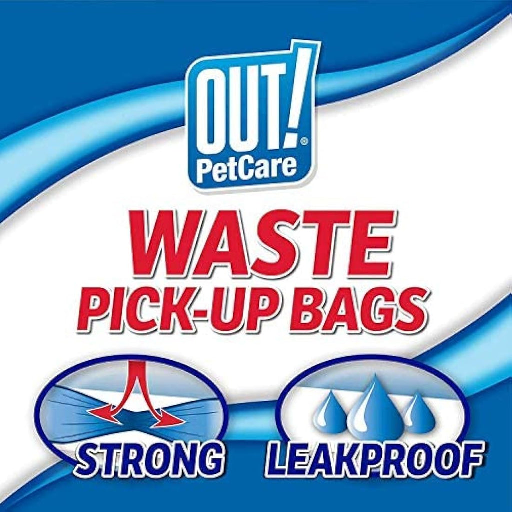 OUT! Dog Waste Bags – Leak-Proof & Strong Poop Bags, 120 Count Green
