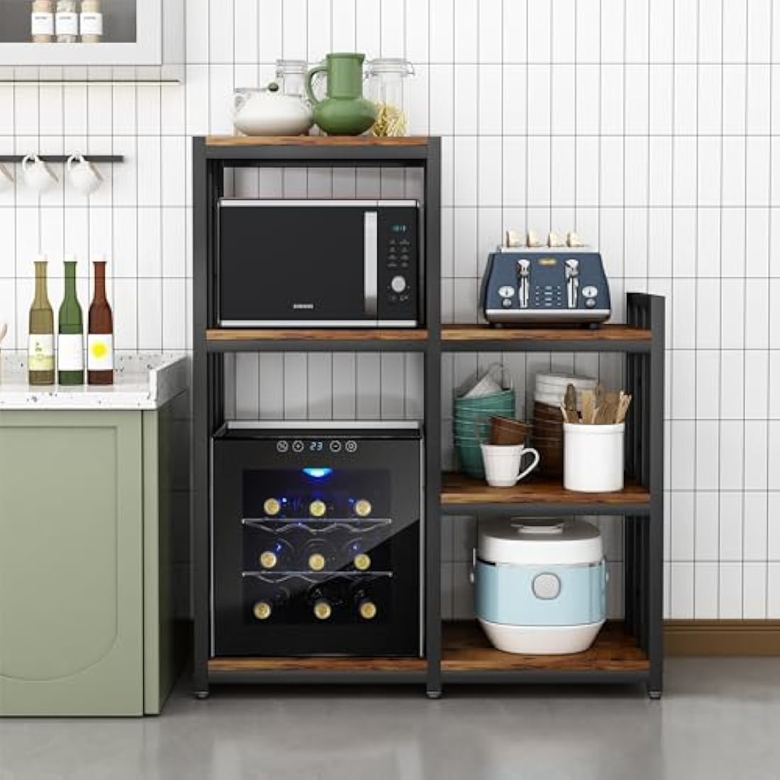 Jolof Store 6-Tier Kitchen Bakers Rack | Stainless Steel Utility Shelf