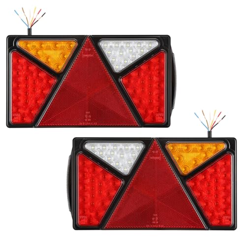 SPARKMOTO LED Trailer Tail Lights | 7-Function IP67 Waterproof 12V 24V