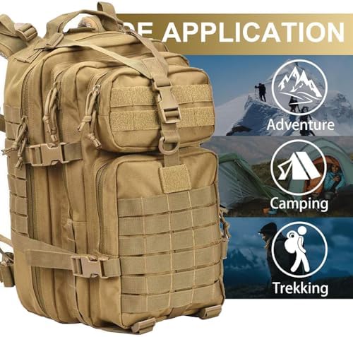 aiGear 45L Military Tactical Backpack | Molle System Hiking Rucksack