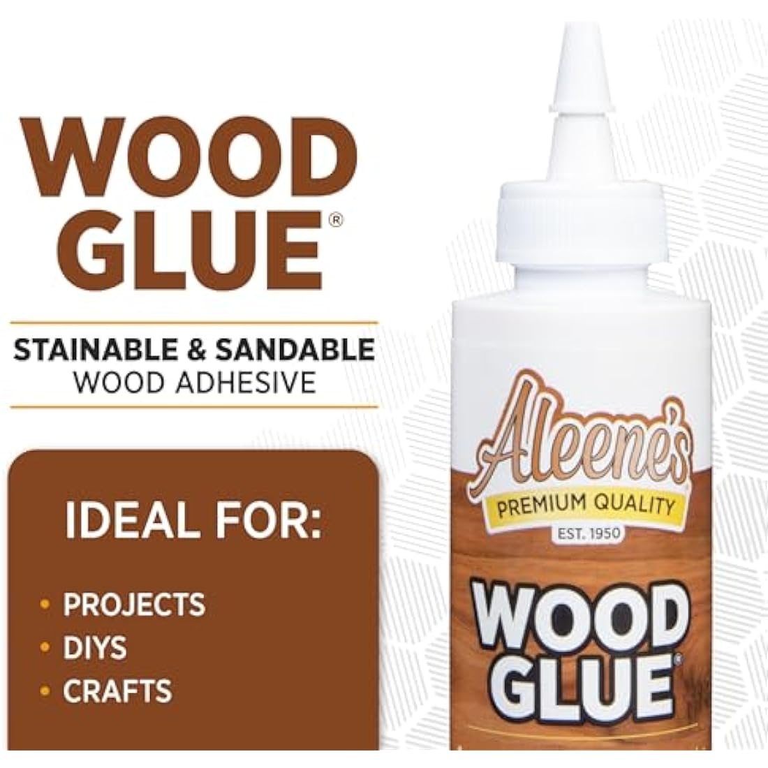 Aleene's Wood Glue 4 oz. 3-Pack Bundle – Nontoxic & Sandable Adhesive